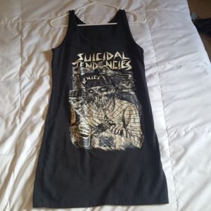Hand-made Suicidal Tendencies t-shirt dress